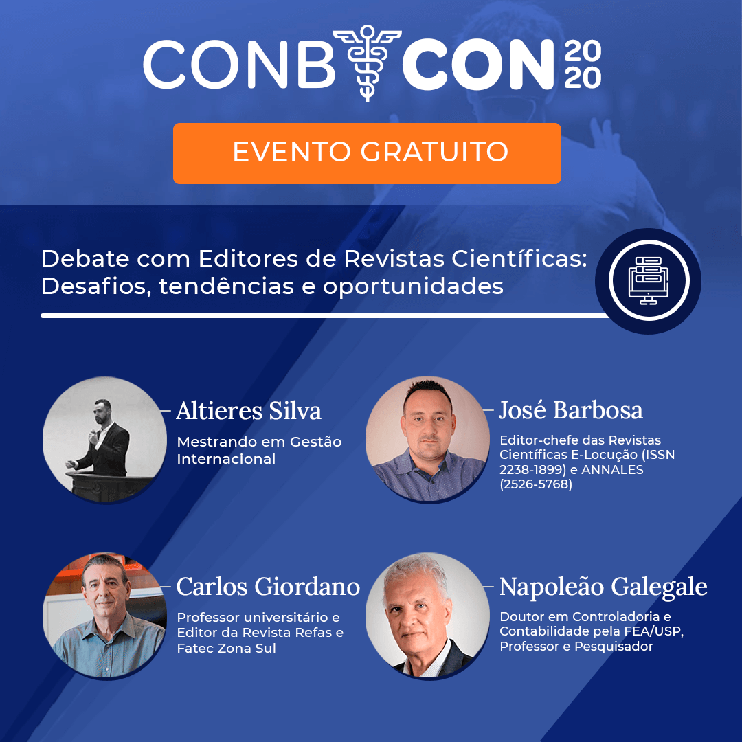 Debate com Editores de Revistas Científicas: Desafios, tendências e oportunidades